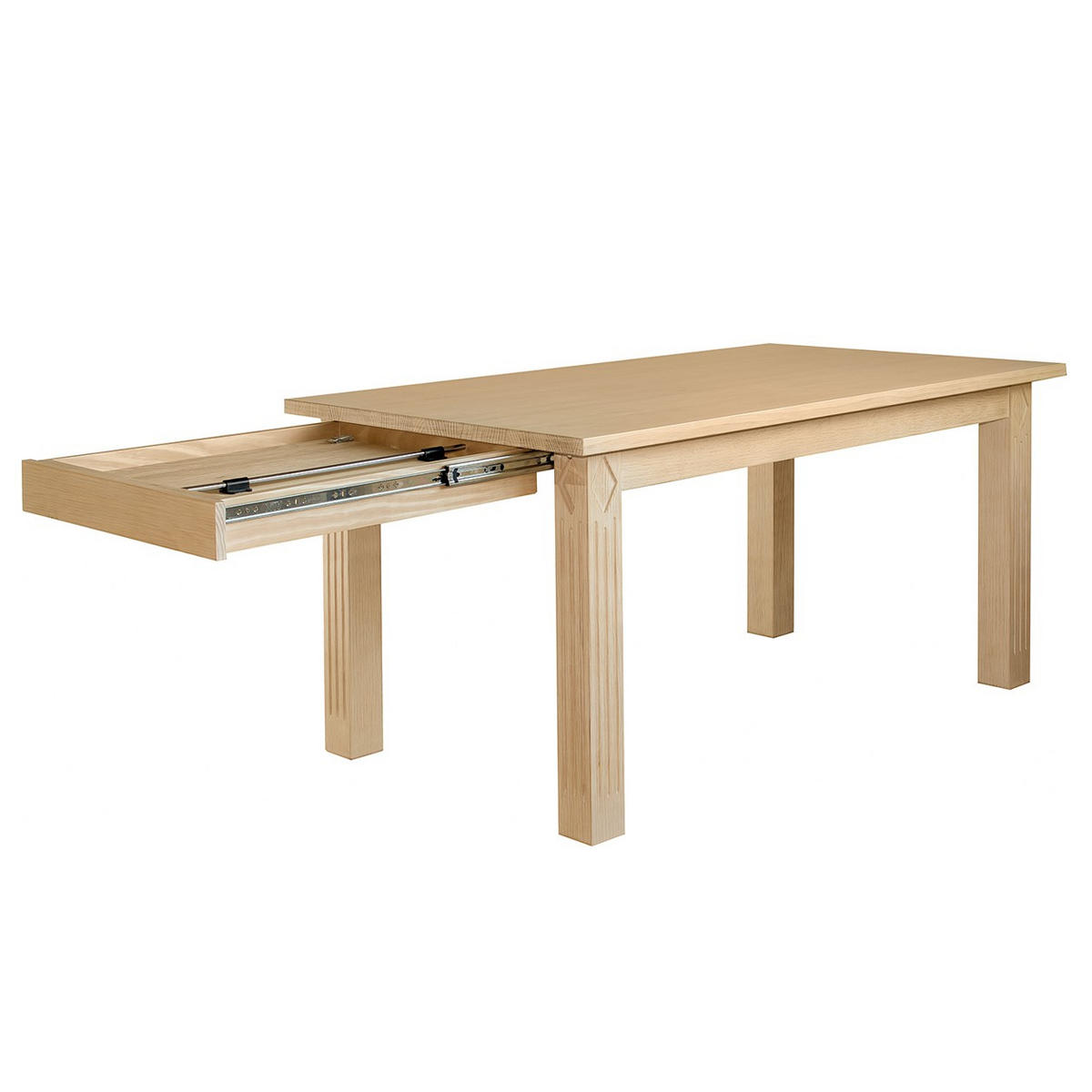 ESSTISCH Pinie massiv rechteckig Beige  - Beige, Design, Holz (180/95/77cm) - Livetastic