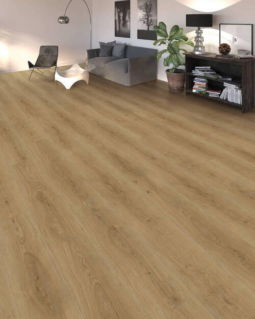DESIGNBODEN Living by HARO Designboden HydroStar Pro  per  m² - Eichefarben, Basics, Holzwerkstoff (23.5/128.2cm) - Living by HARO