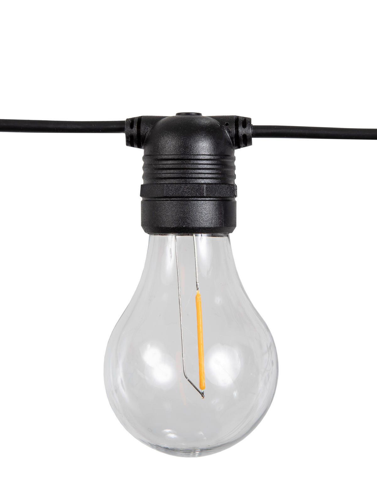 LED-AUßENLEUCHTE - Schwarz, Basics, Kunststoff (800cm) - Newgarden