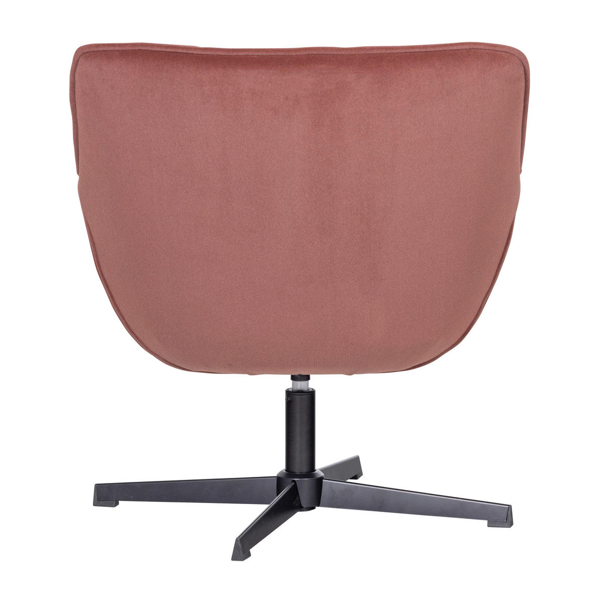 SESSEL in Samt Braun, Rot  - Rot/Braun, MODERN, Textil/Metall (71/94/83cm) - Livetastic