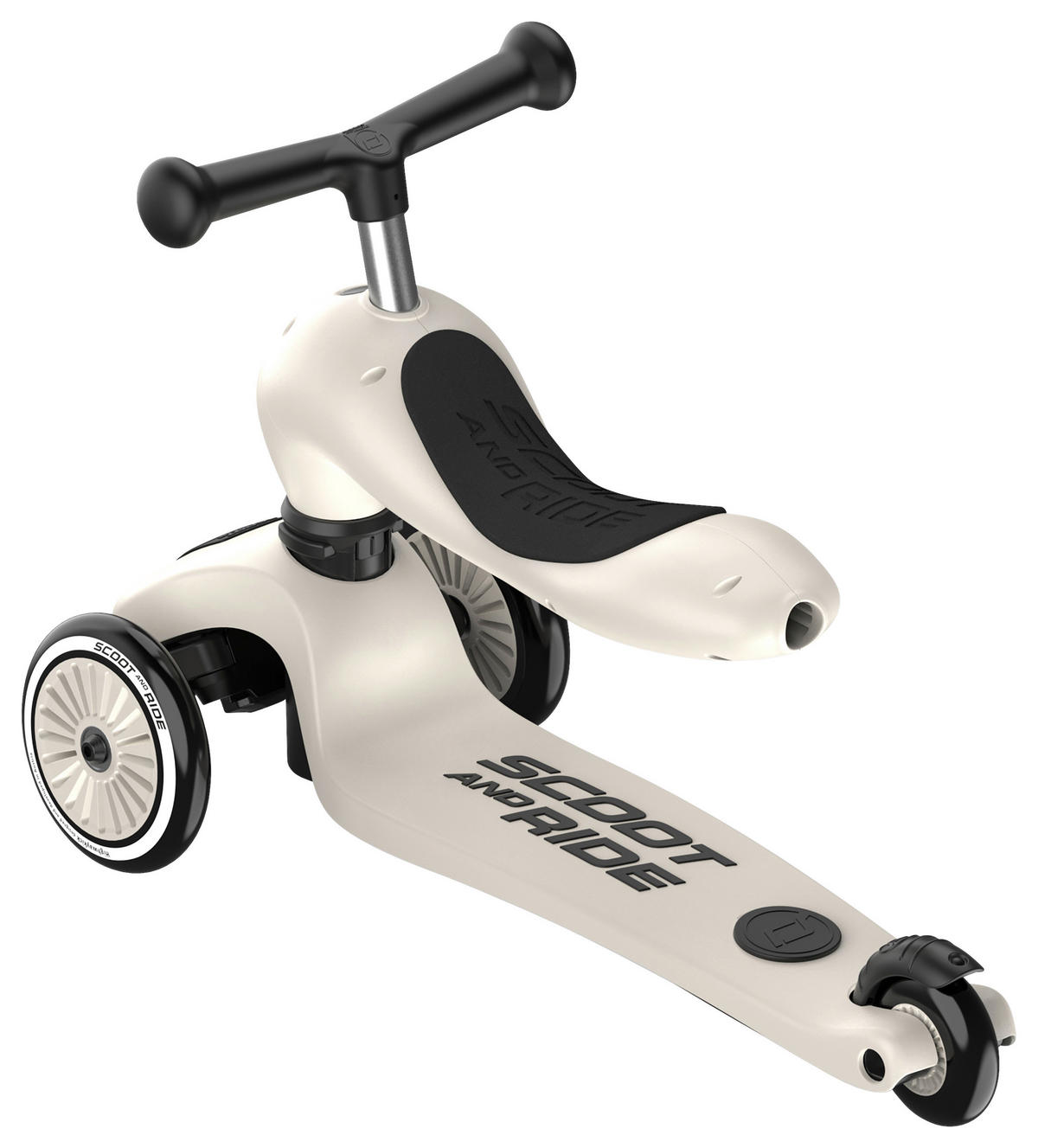KINDERSCOOTER  - Hellgrau, Trend, Kunststoff (3,1kg) - Scoot and Ride