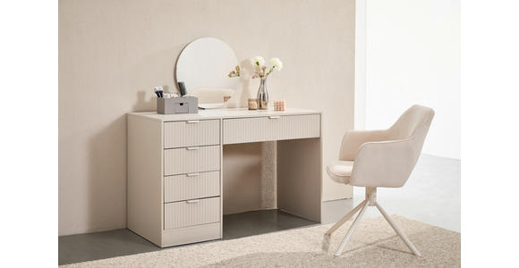 SCHMINKTISCH Kaschmir  - Kaschmir, Trend, Glas/Holzwerkstoff (120/55/127,5cm) - Xora