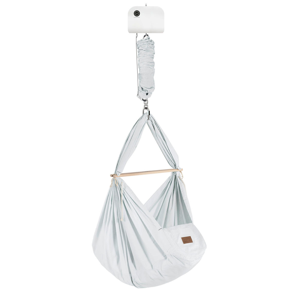 VISEČA MREŽA ZA DOJENČKE     137/30/165 cm     svetlo siva  - svetlo siva, Basics, tekstil (137/30/165cm) - SCHMUSEWOLKE