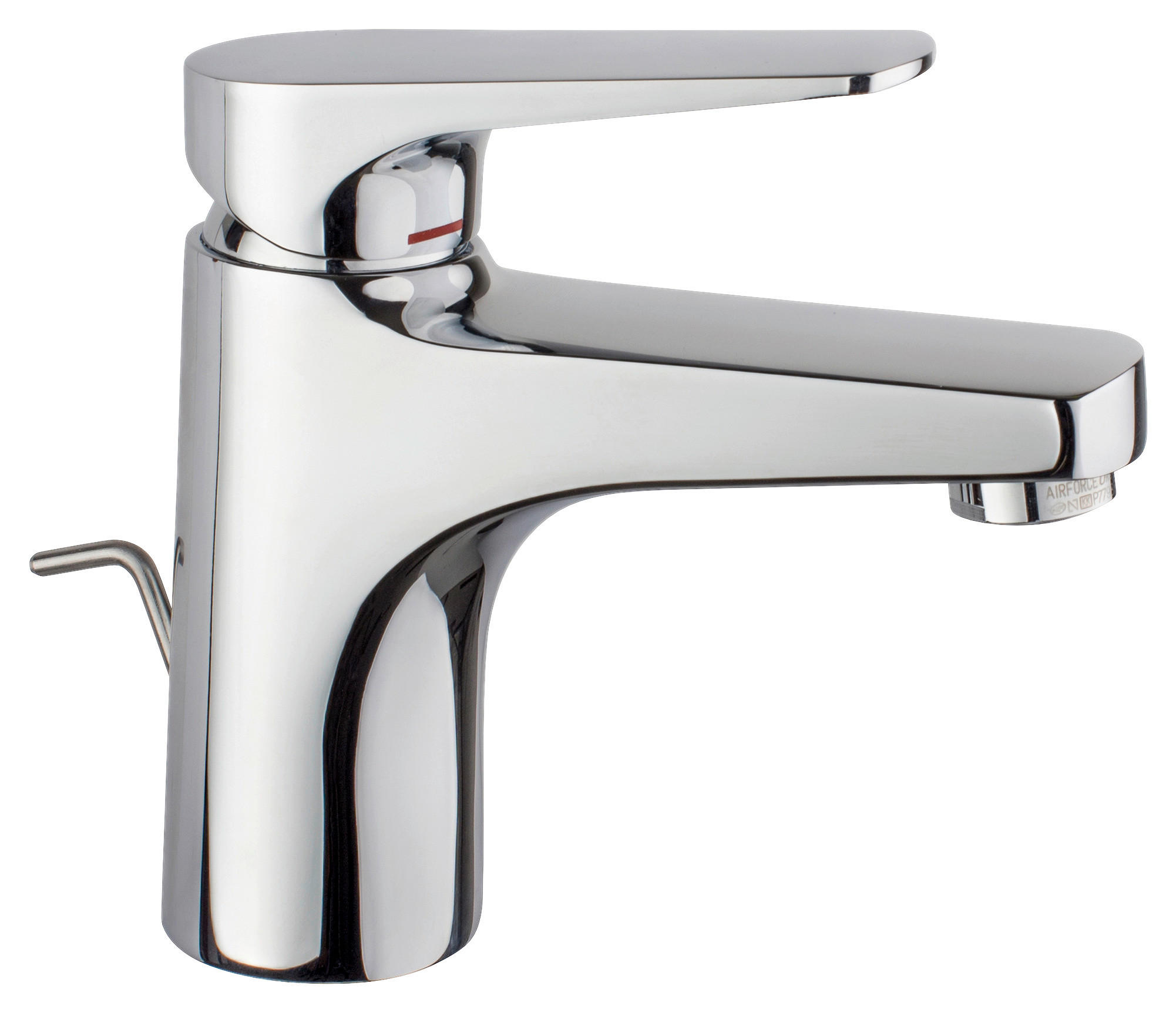 WASCHTISCHARMATUR 89003  - Chromfarben, Basics, Metall (4,8/13,5/12,5cm)