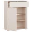 SCHUHSCHRANK  in 74,5/99,1/34,9 cm  - Sandfarben/Grau, MODERN, Holzwerkstoff/Kunststoff (74,5/99,1/34,9cm) - Carryhome