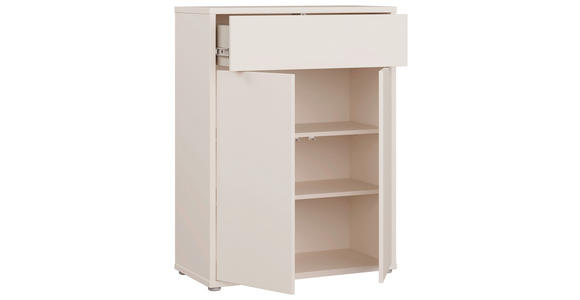 SCHUHSCHRANK  in 74,5/99,1/34,9 cm  - Sandfarben/Grau, MODERN, Holzwerkstoff/Kunststoff (74,5/99,1/34,9cm) - Carryhome