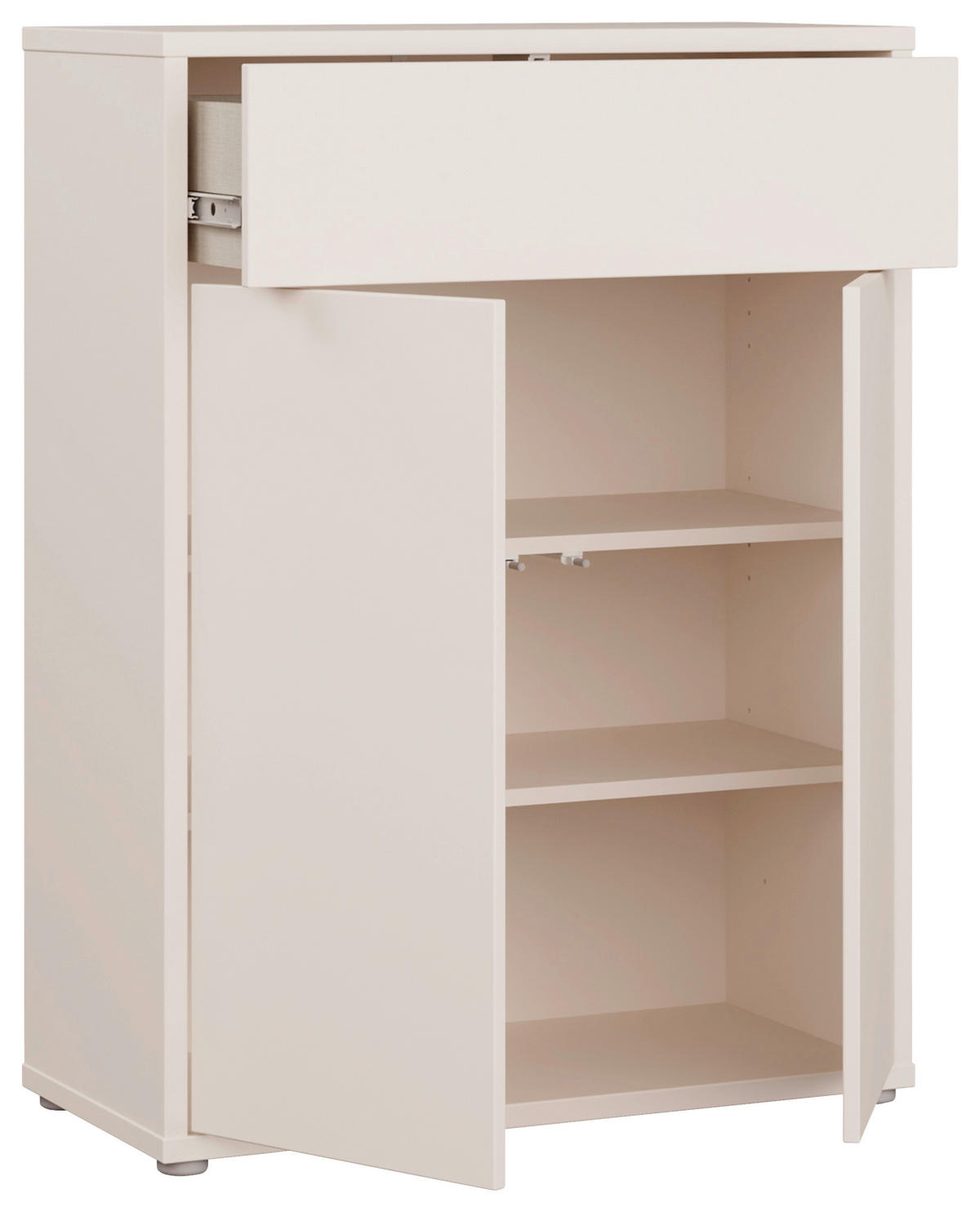 SCHUHSCHRANK  in 74,5/99,1/34,9 cm  - Sandfarben/Grau, MODERN, Holzwerkstoff/Kunststoff (74,5/99,1/34,9cm) - Carryhome