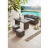 GARTENSET Kunststoffgeflecht Aluminium - Grau, LIFESTYLE, Glas/Kunststoff - Ambia Garden GARTENSET Kunststoffgeflecht Aluminium - Grau, LIFESTYLE, Glas/Kunststoff - Ambia Garden