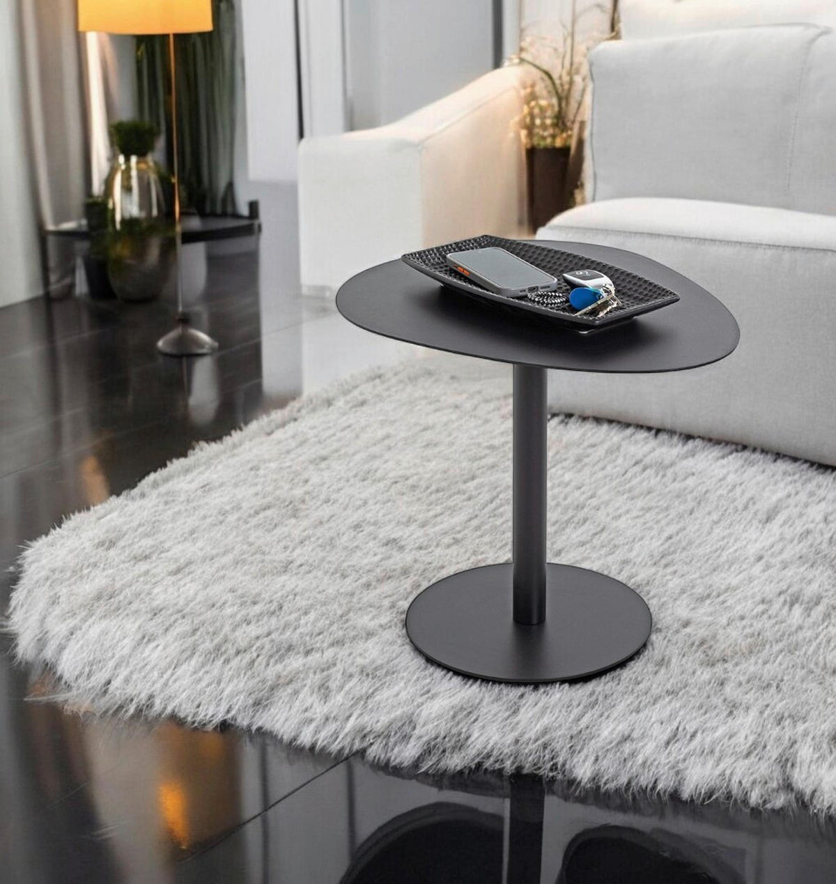 SIDOBORD i metall  - svart, Trend, metall (51/42/41cm) - Best Price