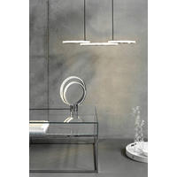 ZÁVĚSNÉ LED SVÍTIDLO, 80,5/42/150 cm - čiré/barvy chromu, Lifestyle, kov/sklo (80,5/42/150cm) - Joop!