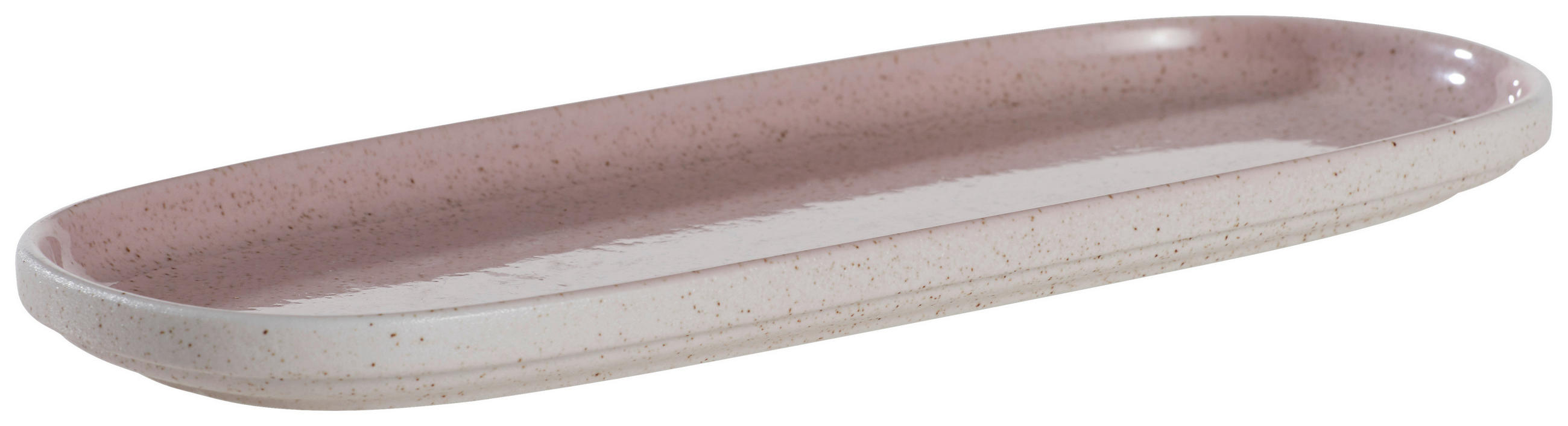 SERVIERPLATTE  12/30 cm   - Rosa, Design, Keramik (12/30cm) - Novel