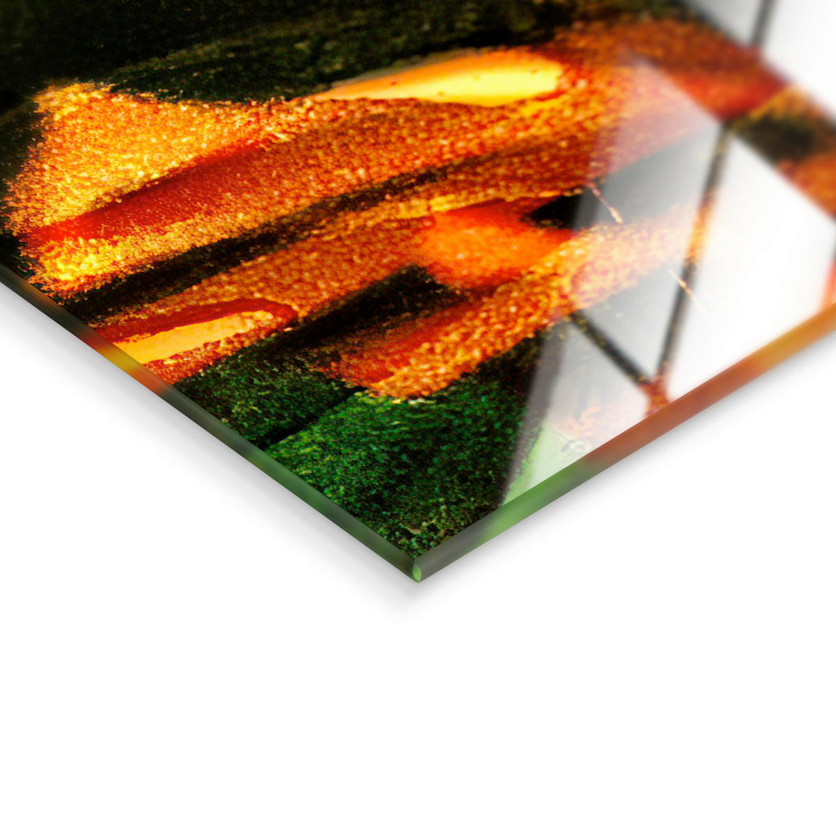 GLASBILD Frauen 120/80 cm  - Multicolor, Basics, Glas/Papier (120/80cm)