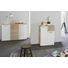KOMMODE 121/85/35 cm - Eichefarben/Silberfarben, Basics, Holzwerkstoff/Kunststoff (121/85/35cm) - Carryhome KOMMODE 121/85/35 cm - Eichefarben/Silberfarben, Basics, Holzwerkstoff/Kunststoff (121/85/35cm) - Carryhome