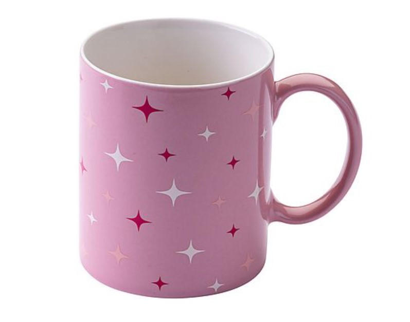 MUGG  - ljusrosa, Klassisk, keramik (350ml) - Paris Hilton