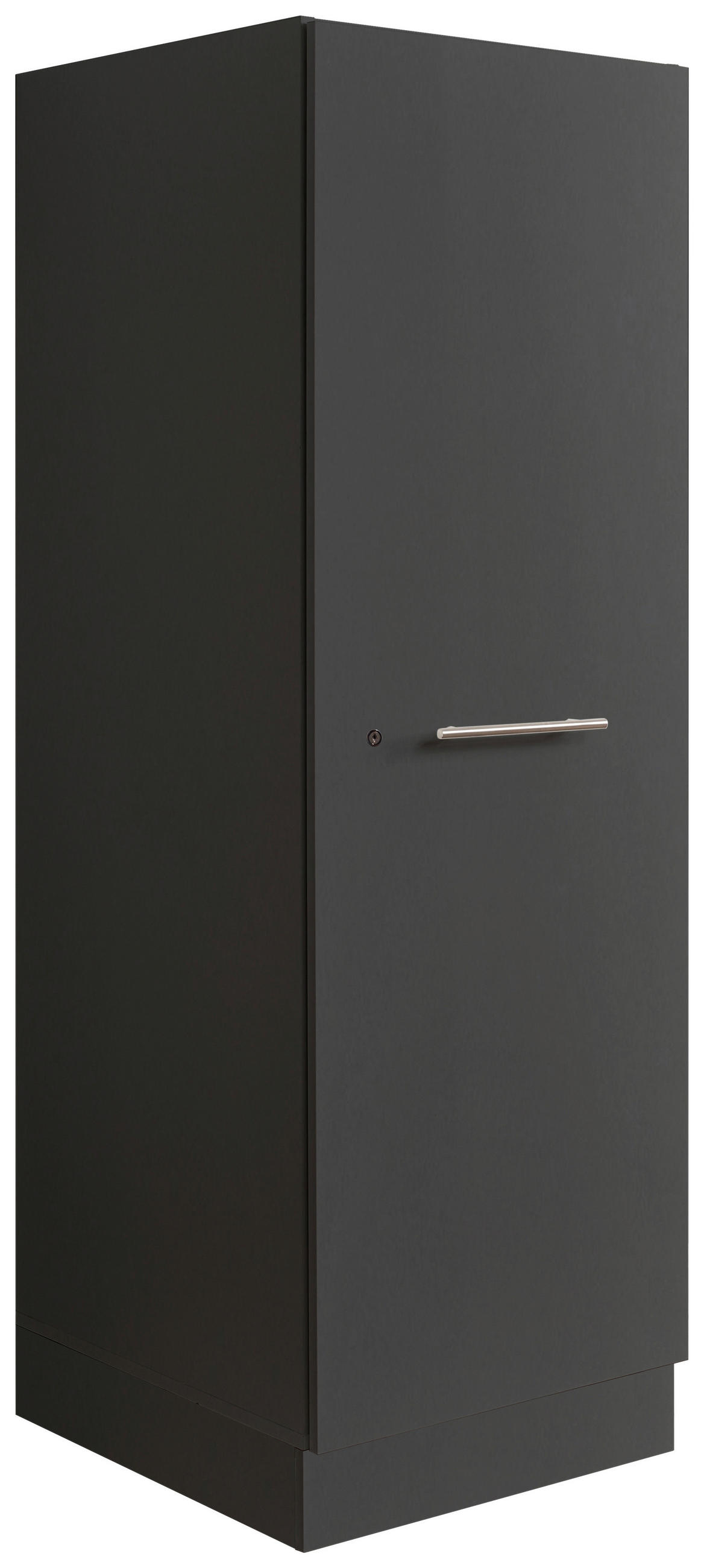 MEHRZWECKSCHRANK 50/162/67,5 cm in Anthrazit - Anthrazit/Silberfarben, Design, Holzwerkstoff/Metall (50/162/67,5cm)