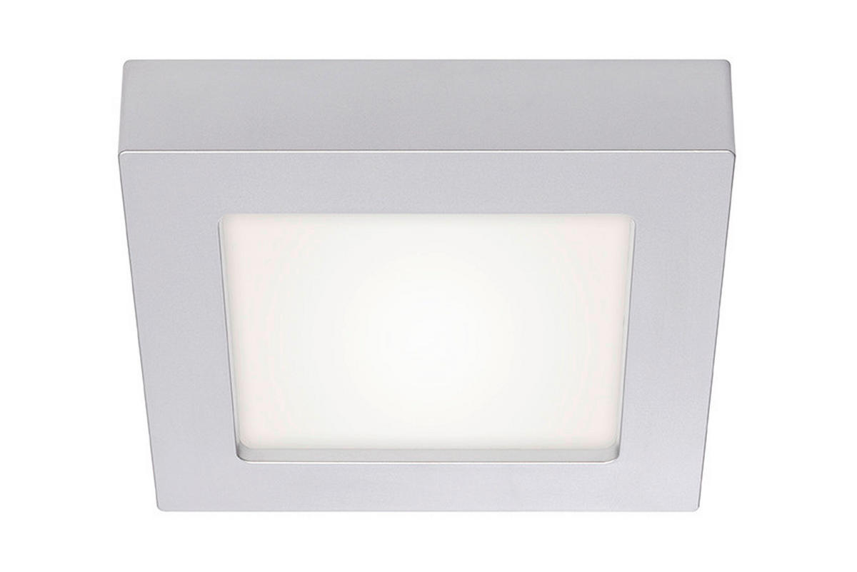STROPNA LED-SVETILKA  Sky 12 W/1250 lm/4000 K/230 V/ - barve kroma, Basics, kovina/umetna masa (17,2/17,2/3,5cm)