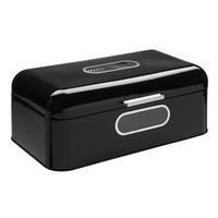 BROTKASTEN - Schwarz, Trend, Metall (42,5/23,8/17cm) - Echtwerk