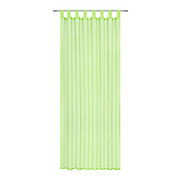 SCHLAUFENVORHANG transparent - Grün, Basics, Textil (140/245cm) - Boxxx