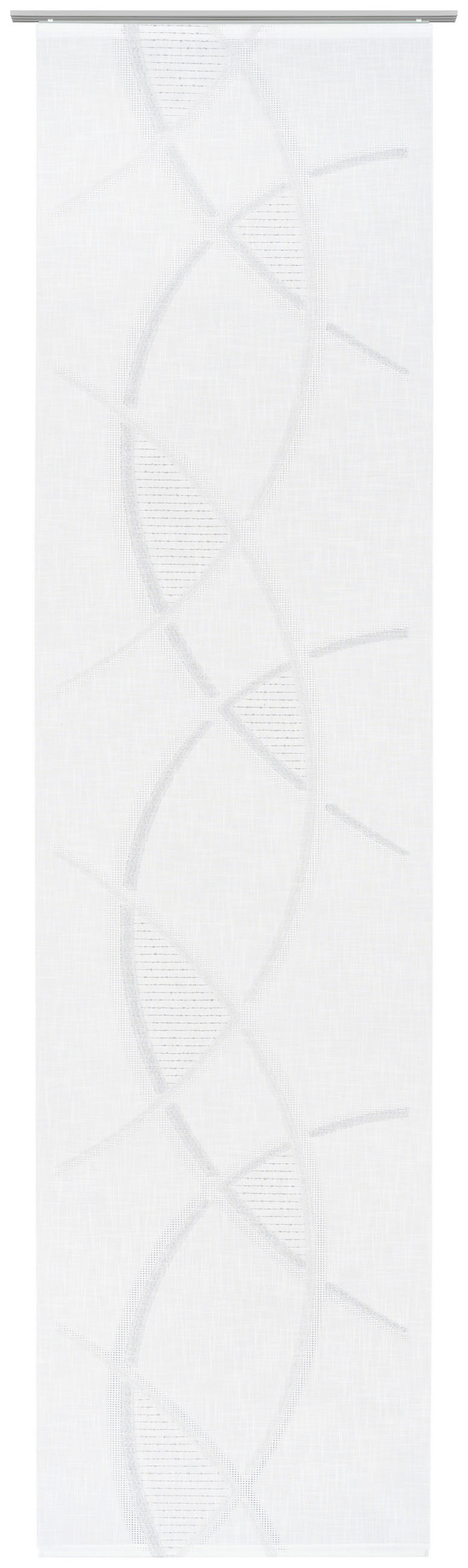PANELNA ZAVESA   60/260 cm   - siva/bela, Basics, tekstil (60/260cm) - Novel