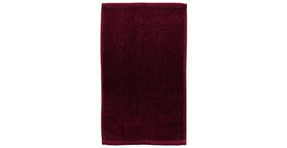 GÄSTETUCH 30/50 cm Bordeaux - Bordeaux, Design, Textil (30/50cm) - Ambiente