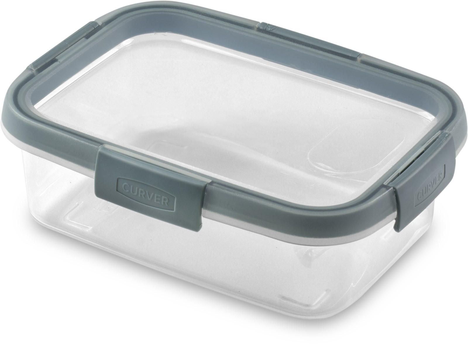 POSUDA ZA ČUVANJE NAMIRNICA  1,2 l   - siva/prozirno, Basics, plastika (20/15/9cm) - Curver