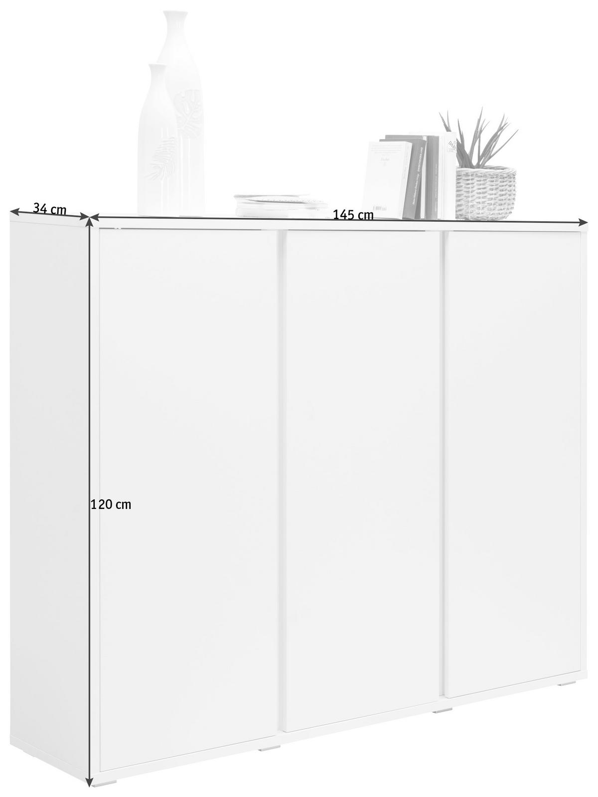 CIPELARNIK  bela  pločasti materijal     - bela, Konvencionalno, pločasti materijal (145/120/34cm) - Xora