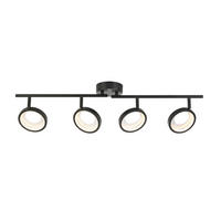 LED-STRAHLER Granada 83/12/19 cm   - Schwarz/Alufarben, Basics, Kunststoff/Metall (83/12/19cm) - Novel