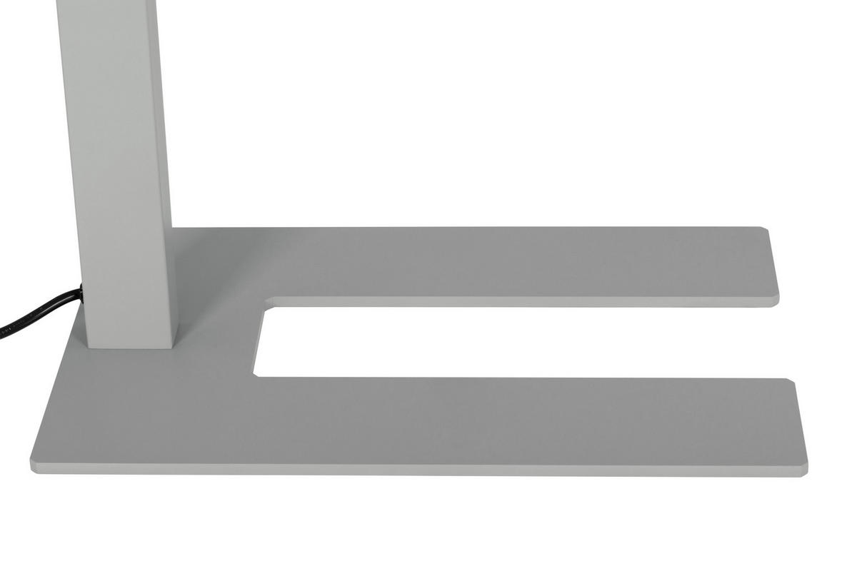 LED-STEHLEUCHTE 61/28/195 cm    - Klar/Chromfarben, KONVENTIONELL, Kunststoff/Metall (61/28/195cm) - Novel