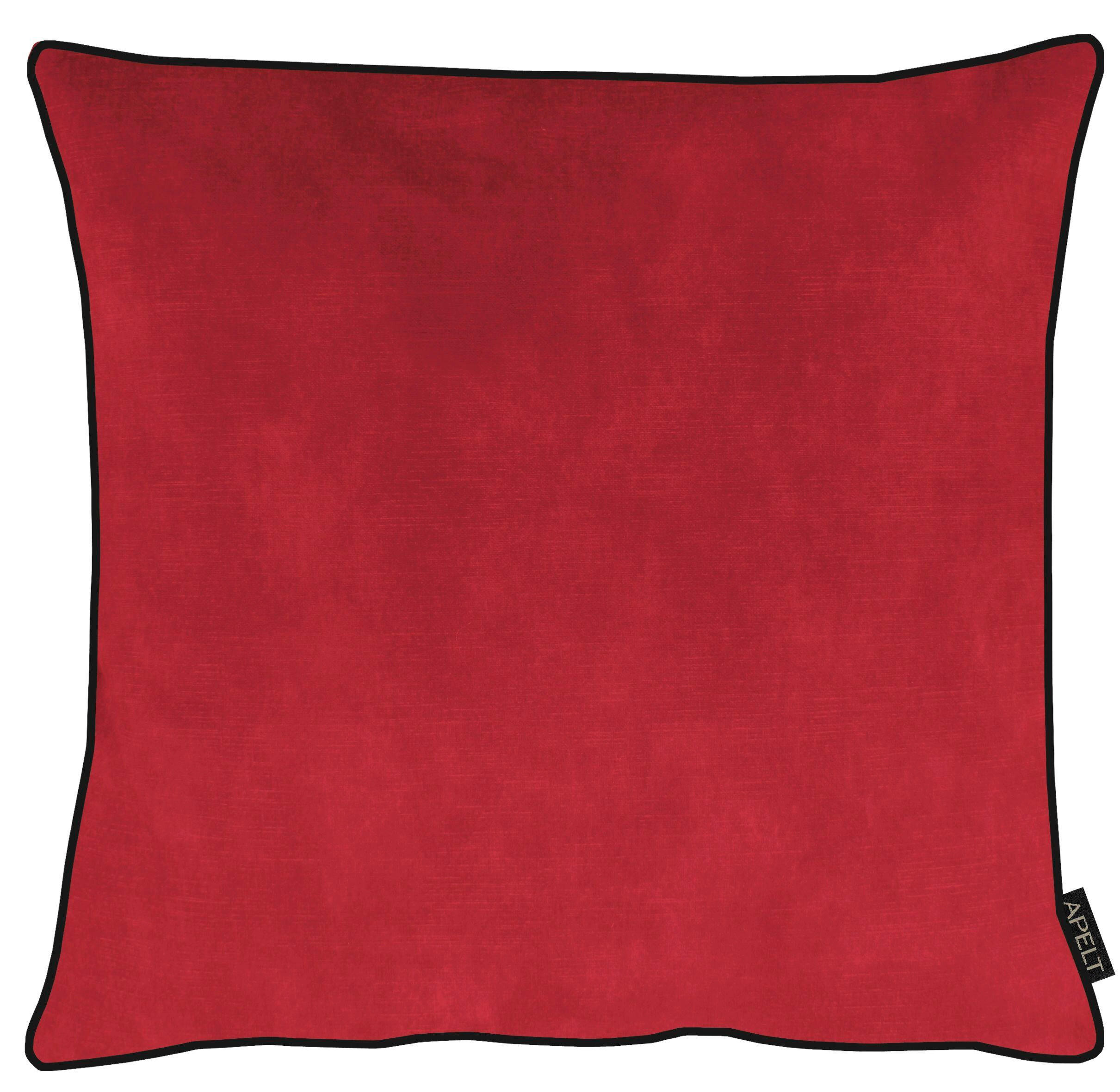 KISSENHÜLLE 46/46 cm  - Rot, Basics, Textil (46/46cm) - Apelt