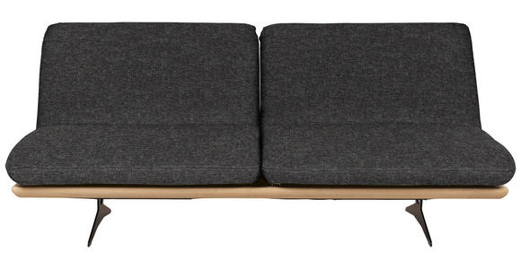 SCHLAFSOFA in Holz, Textil Anthrazit  - Anthrazit/Beige, Design, Holz/Textil (204/92/90cm) - Dieter Knoll