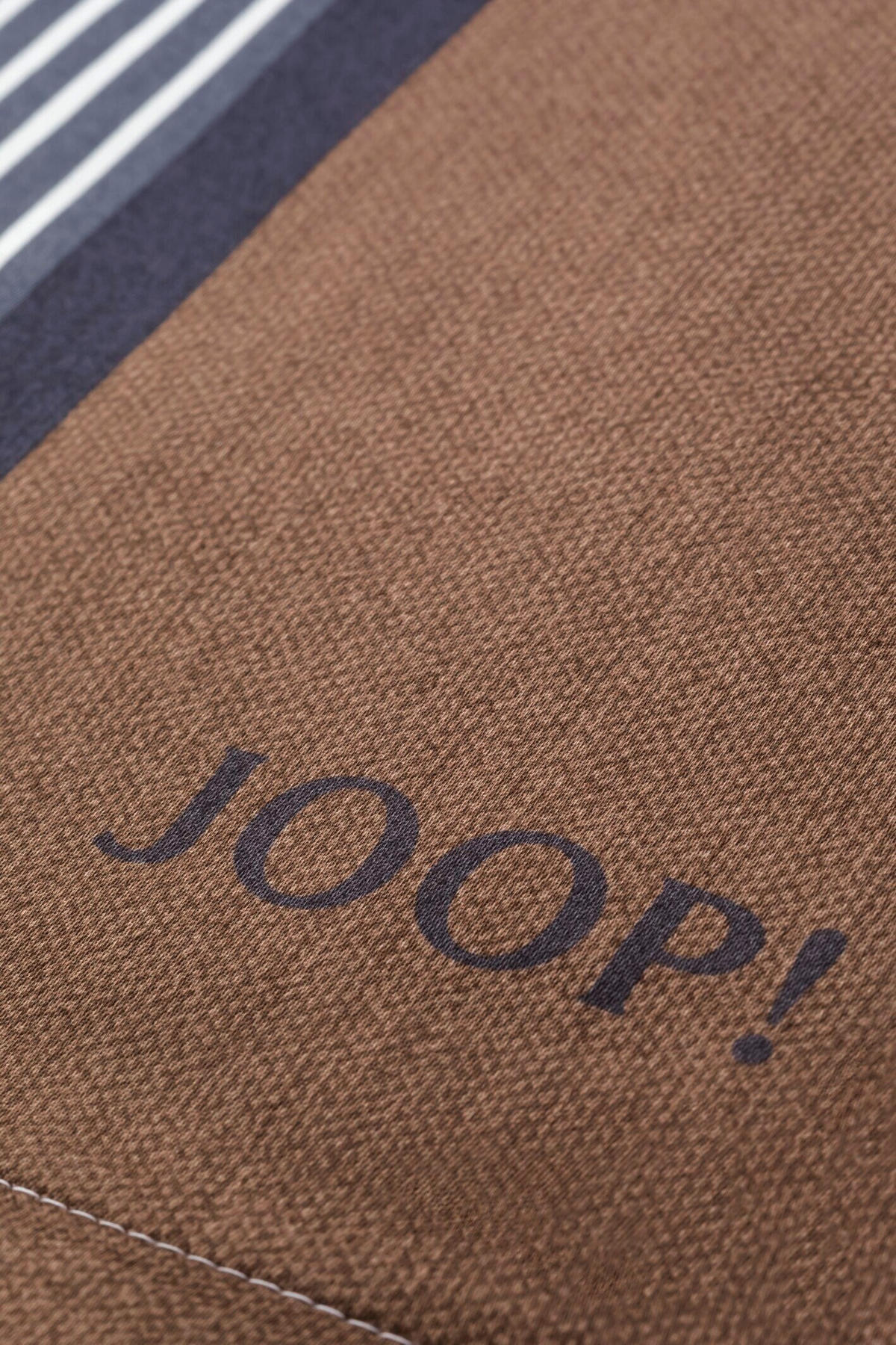 BETTWÄSCHE 3-teilig JOOP! CORNFLOWER STRIPES Jersey 200/200 cm  - Dunkelblau, Basics, Textil (200/200cm) - Joop!
