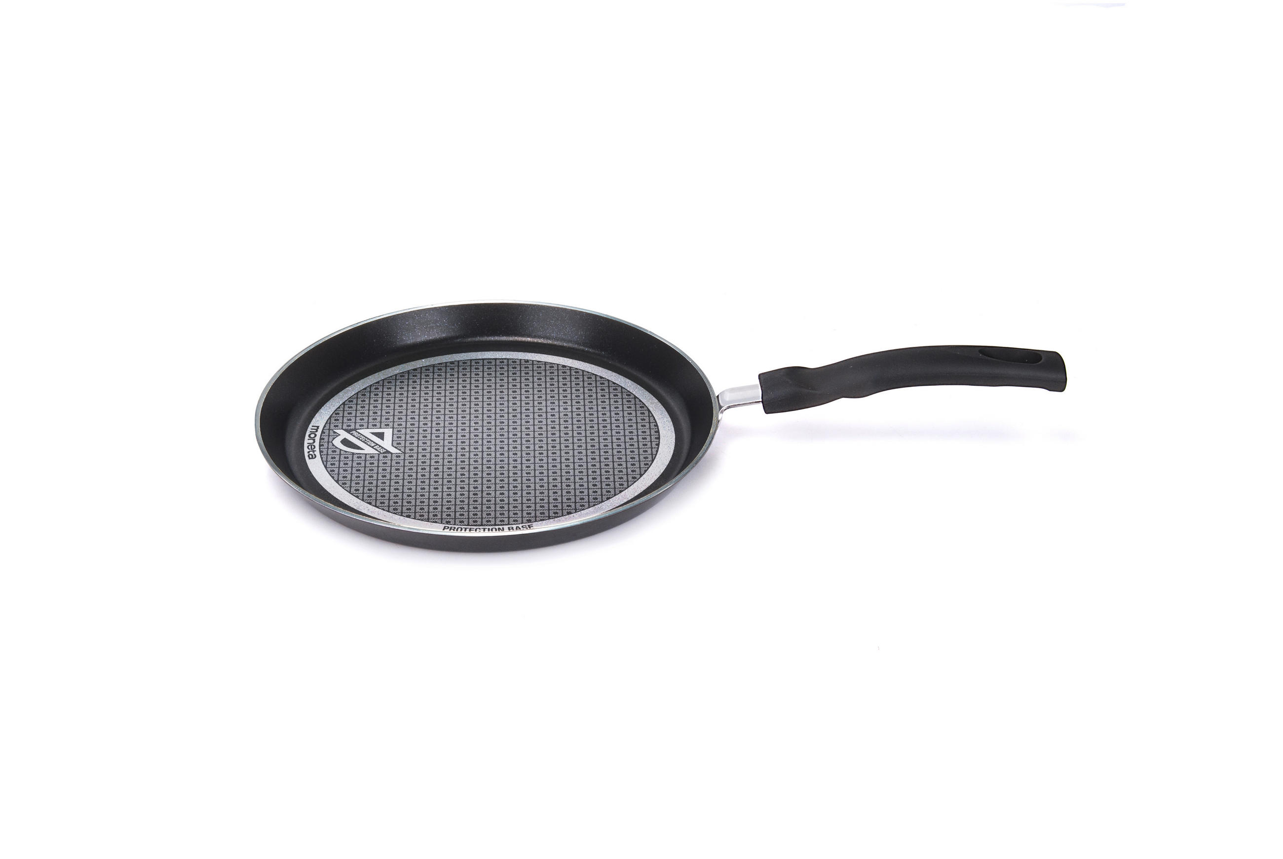 PONEV ZA PALAČINKE Moneta 25 cm - črna, Basics, kovina/umetna masa (25cm) - moneta