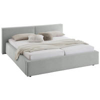 POLSTERBETT 160/200 cm  in Grau  - Grau, Basics, Holz/Textil (160/200cm) - Boxxx