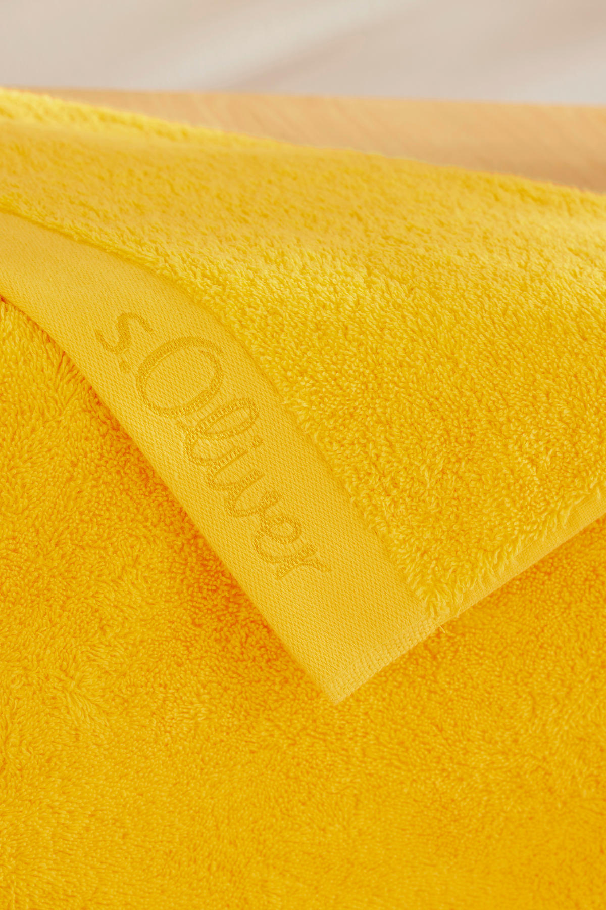 DUSCHTUCH 70/140 cm s.Oliver  - Gelb, Trend, Textil (70/140cm) - S. Oliver