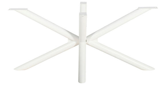 TISCHGESTELL in Metall 160/75/72 cm - Creme, Design, Metall (160/75/72cm) - Landscape