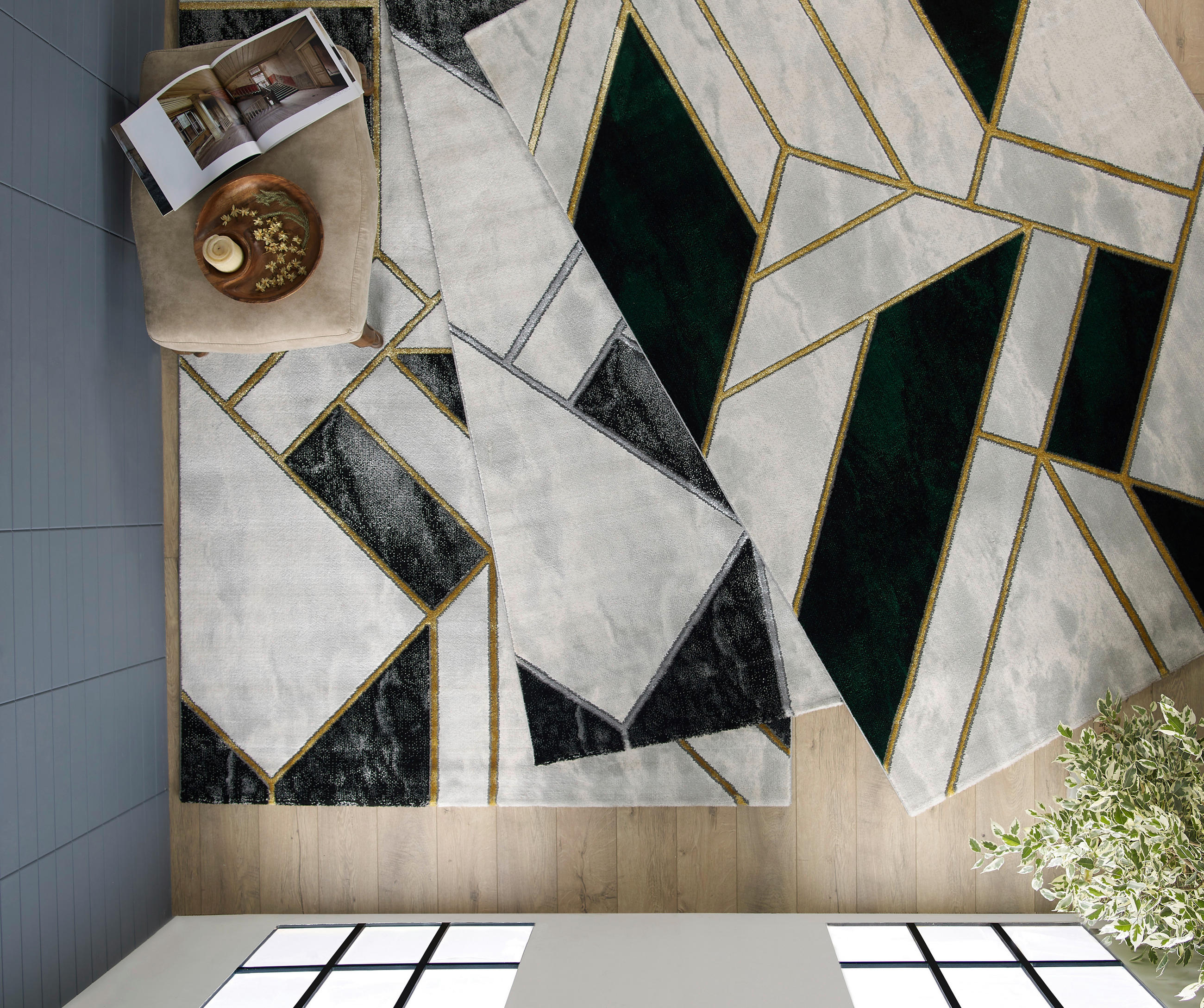 WEBTEPPICH  200/290 cm  Silberfarben   - Silberfarben, Design, Textil (200/290cm) - Novel