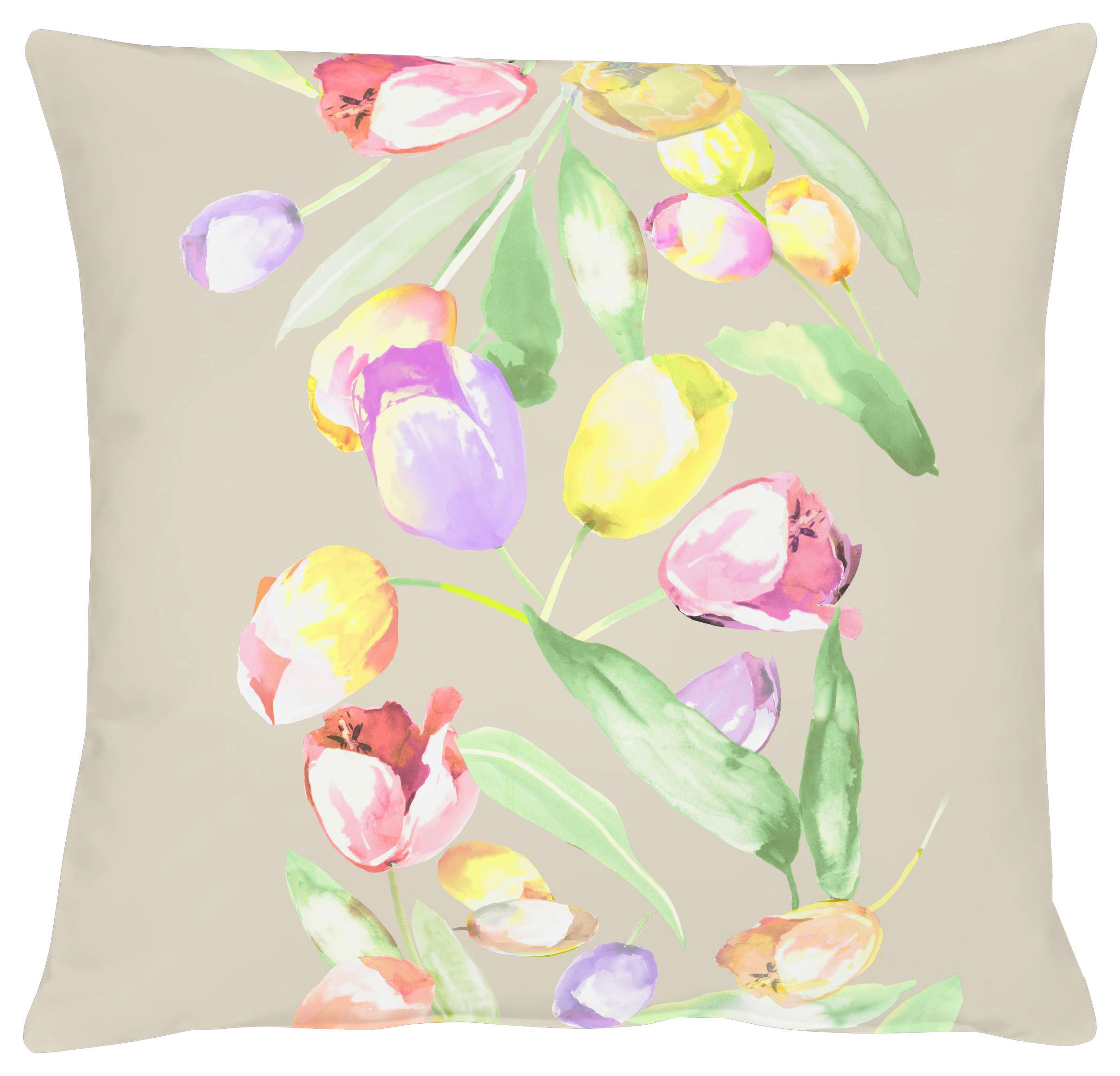 ZIERKISSEN  48/48 cm   - Multicolor/Beigebraun, Basics, Textil (48/48cm) - Esposa