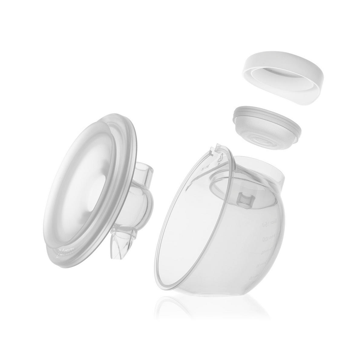 MILCHPUMPE - Weiß, Basics, Kunststoff/Textil (15.5/6.2/3.7cm) - Lionelo