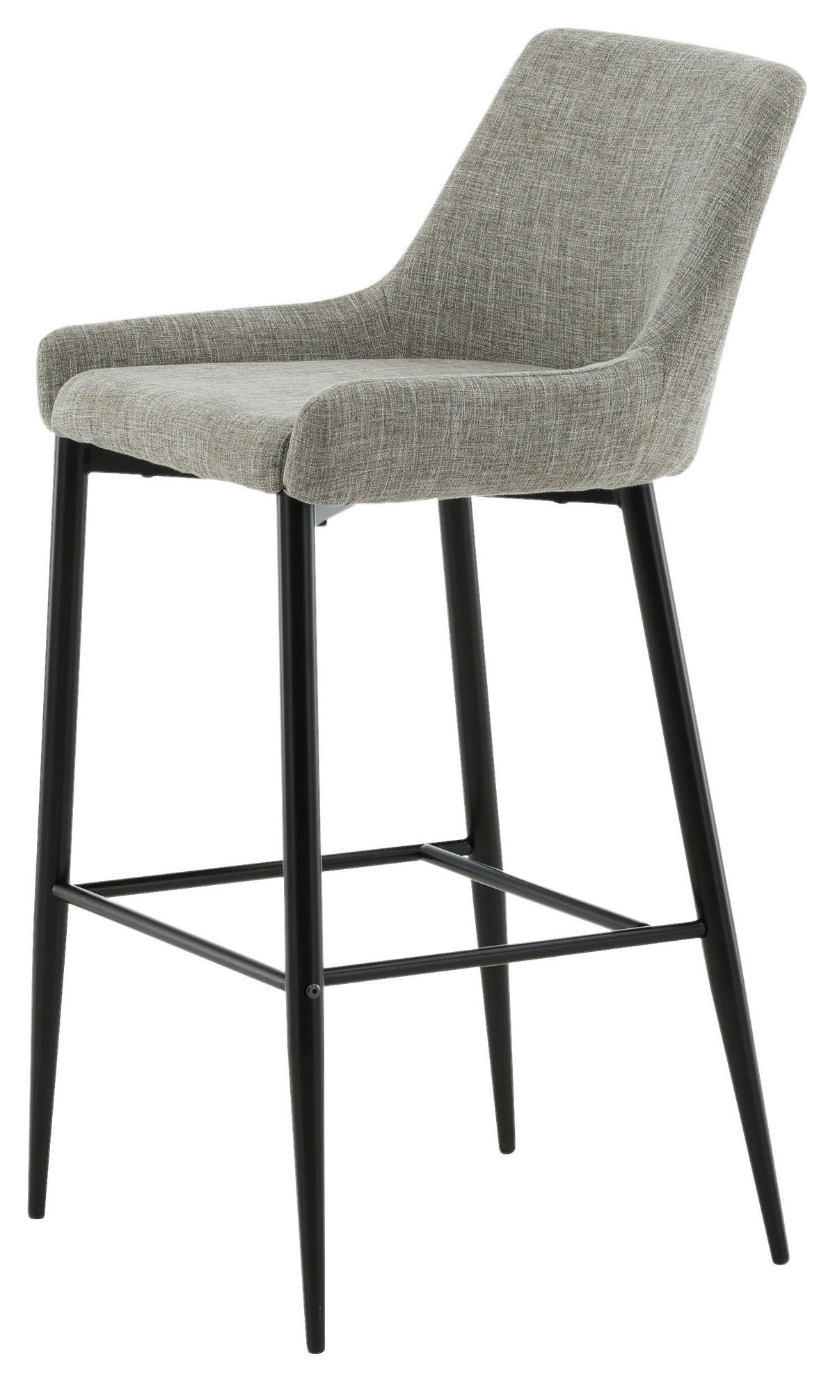 BARHOCKER-SET in Schwarz, Beige  - Beige/Schwarz, Design, Textil/Metall (48/105/57cm) - Livetastic