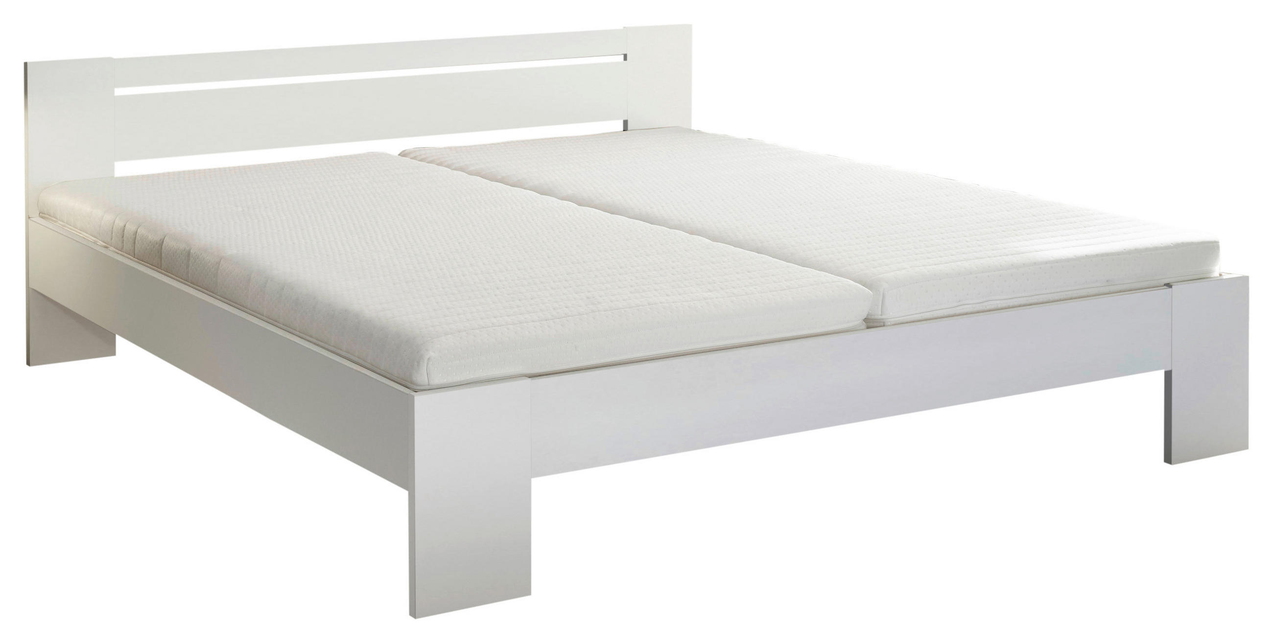 PAT 180/200 cm  alb  - alb, Konventionell, material pe bază de lemn (180/200cm) - Carryhome