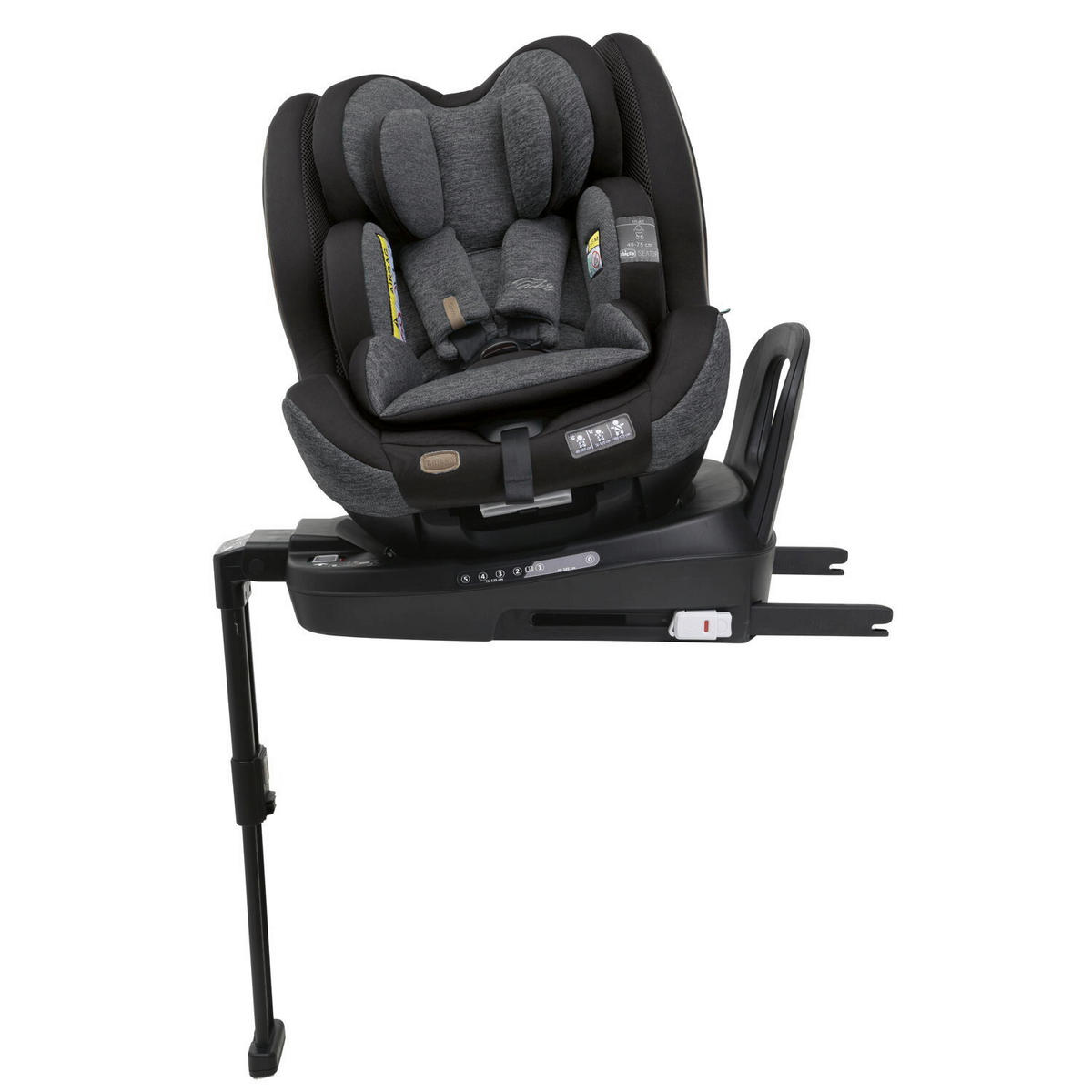 KINDERAUTOSITZ SEAT3FIT IS AIR  - Schwarz, Basics (49/44/61cm) - Chicco