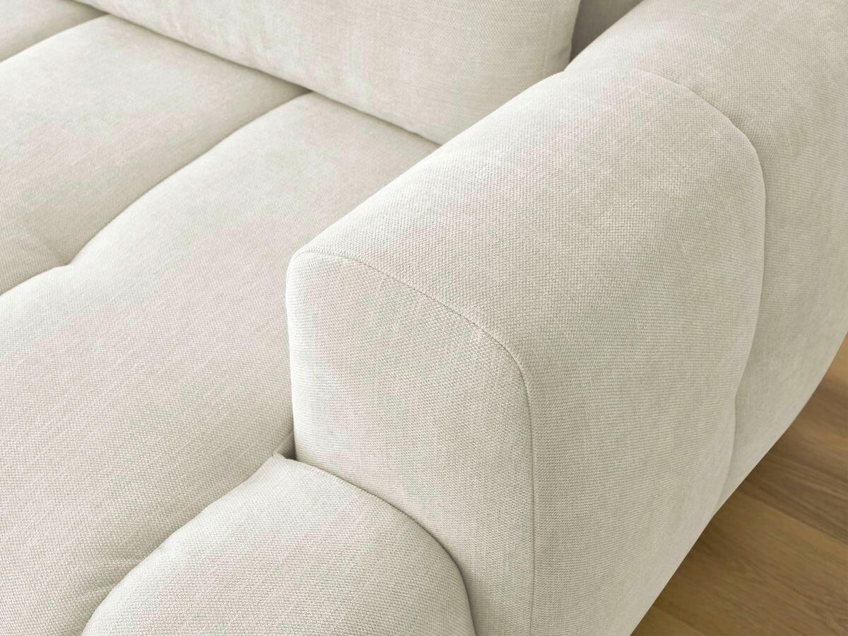 ECKSCHLAFSOFA FUJI Leinenoptik Beige  inkl.  - Beige/Schwarz, MODERN, Kunststoff/Textil (160/292cm)
