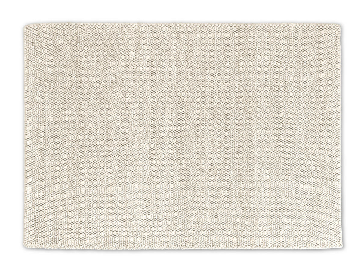 HANDWEBTEPPICH 200/300 cm Poppy Weiß rechteckig  - Weiß, Basics, Textil (200/300cm) - Schöner Wohnen