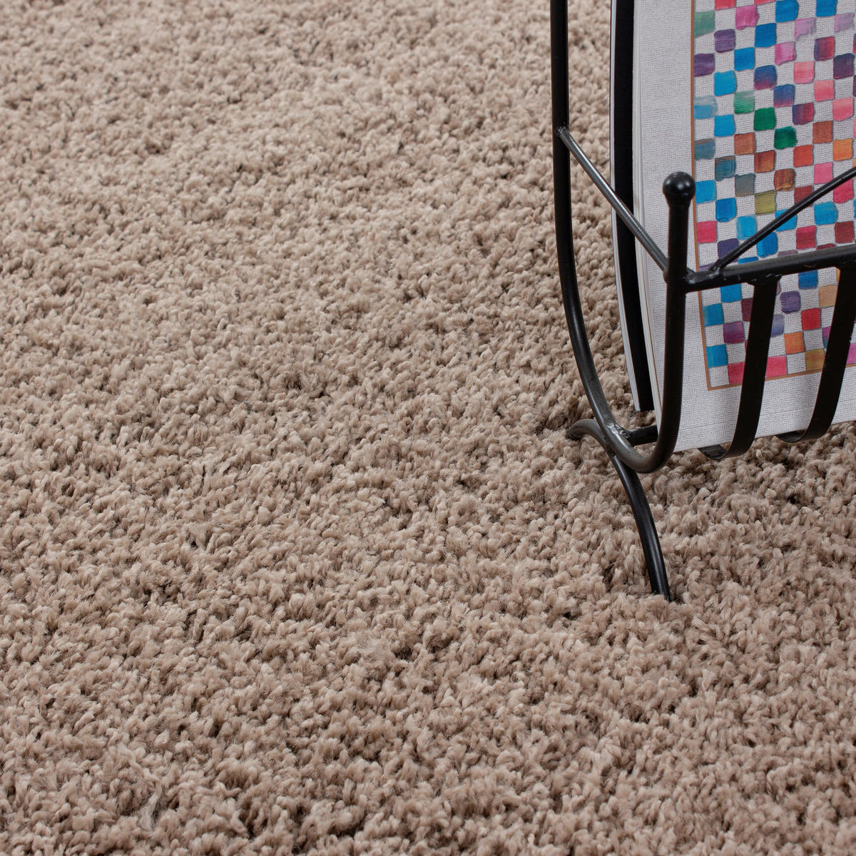 HOCHFLORTEPPICH 80 cm Dream Beige  - Beige, KONVENTIONELL, Textil (80cm) - Novel