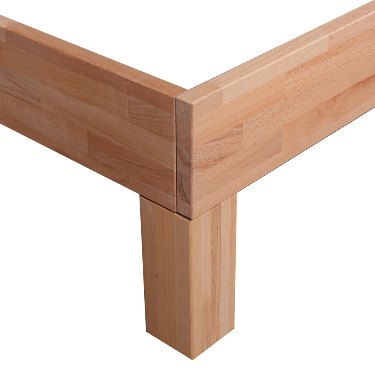 FAMILIENBETT - Buchefarben, Modern, Holz (270/200cm) - P & B