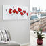 ÖLGEMÄLDE - Rot/Weiß, Basics, Holz/Textil (120/55cm) - Monee ÖLGEMÄLDE - Rot/Weiß, Basics, Holz/Textil (120/55cm) - Monee