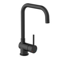 KÜCHENARMATUR  - Schwarz, Basics, Metall (5,5/33/23cm) - Schütte