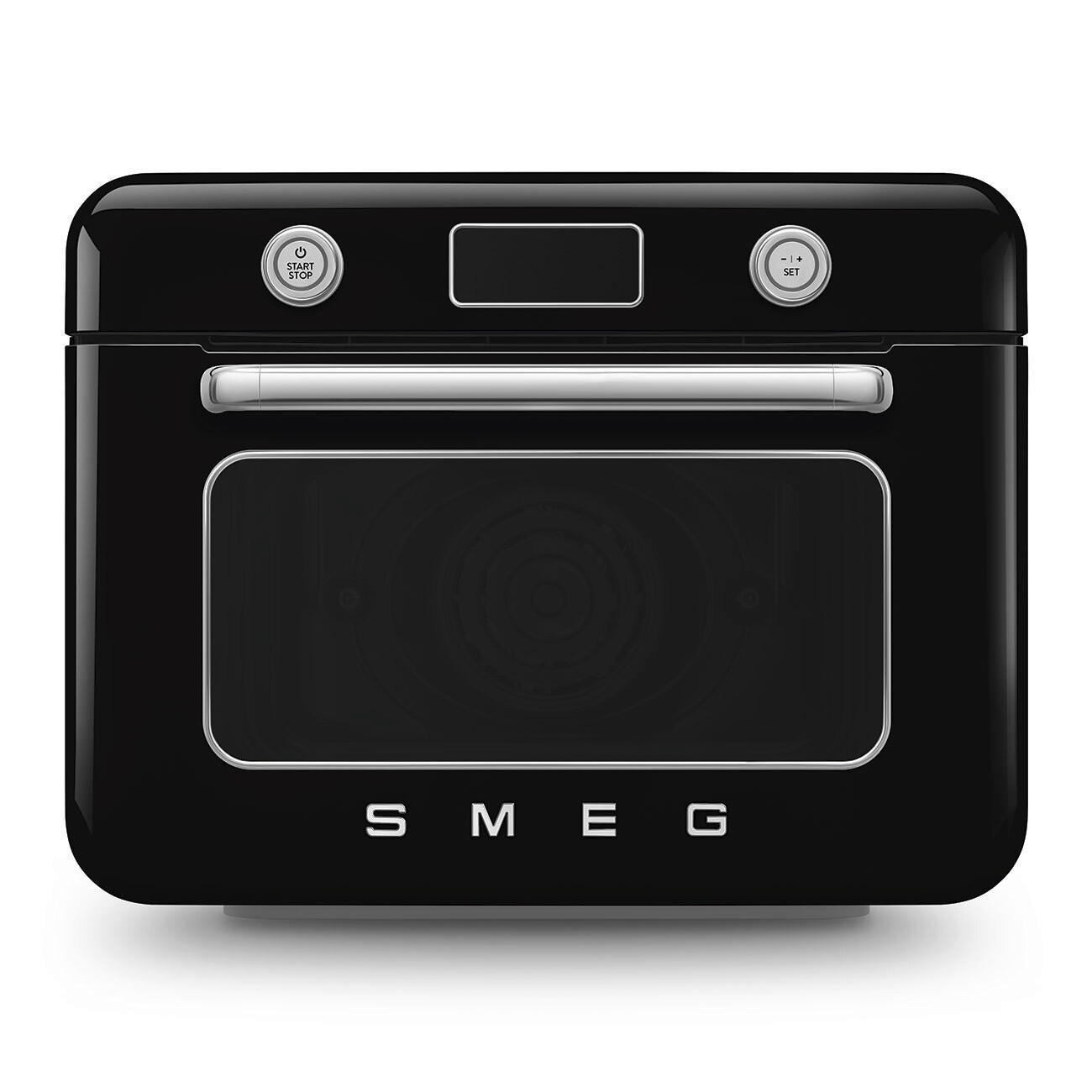 MINIBACKOFEN - Schwarz Hochglanz, Trend, Kunststoff (50/40/51cm) - SMEG