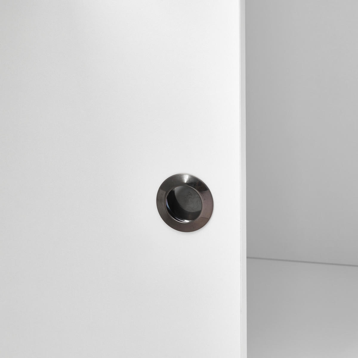 ECKSCHREIBTISCH Weiss  - Weiss/Schwarz, Modern, Holzwerkstoff/Metall (120/78/107cm) - MID.YOU