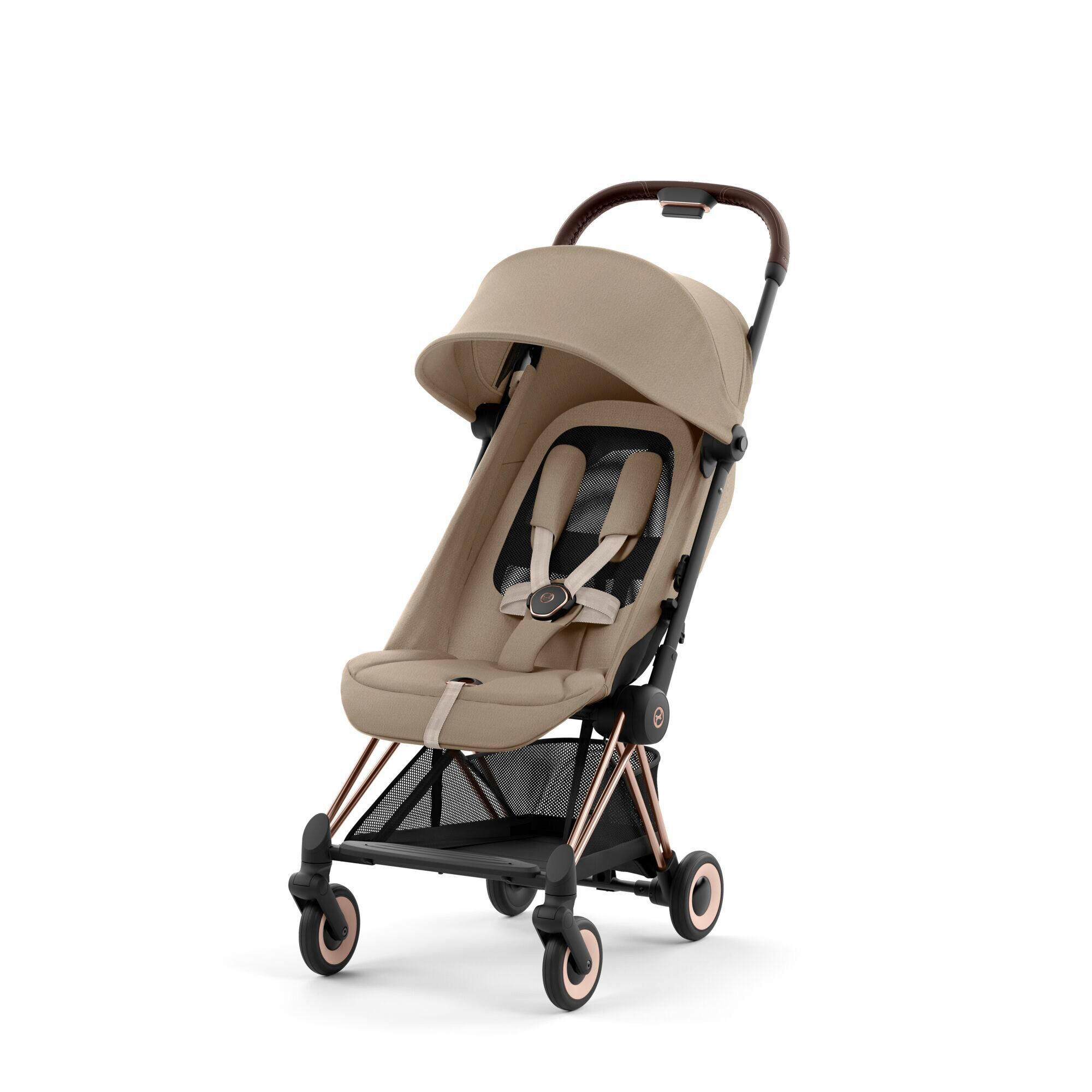 BUGGY Coya  - Beige/Roségold, Basics, Kunststoff/Textil (79/44/105cm) - cybex PLATINUM